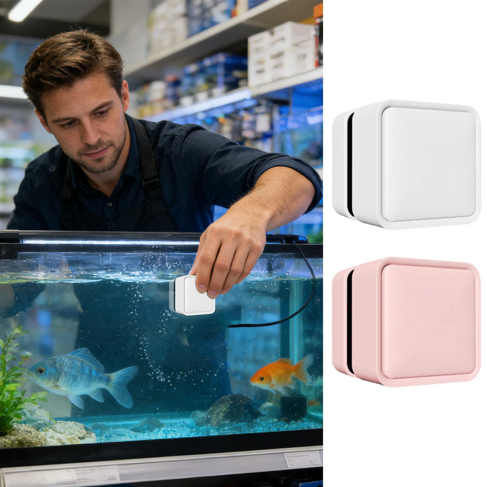 Marine Aquarium Glass Cleaner - Магнитный очиститель для аквариума, двусторонний скребок