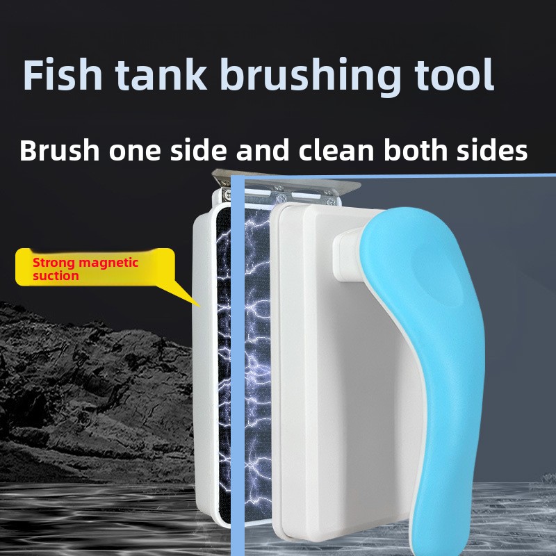 Marine Aquarium Glass Cleaner - Аквариумный стеклянный скребок для водорослей, очиститель,
