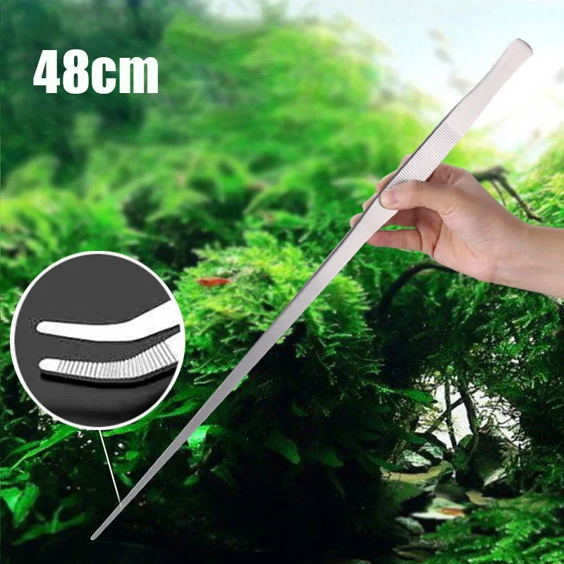 Marine Aquarium Glass Cleaner - Пинцет из нержавеющей стали 48 см,