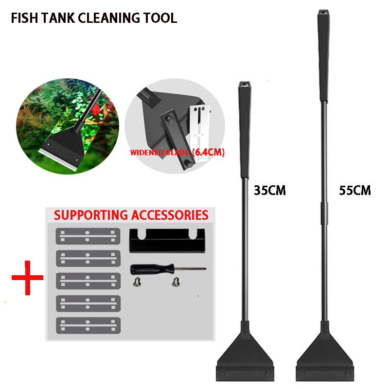 Marine Aquarium Glass Cleaner - Набор многофункциональных инструментов для чистки аквариума: