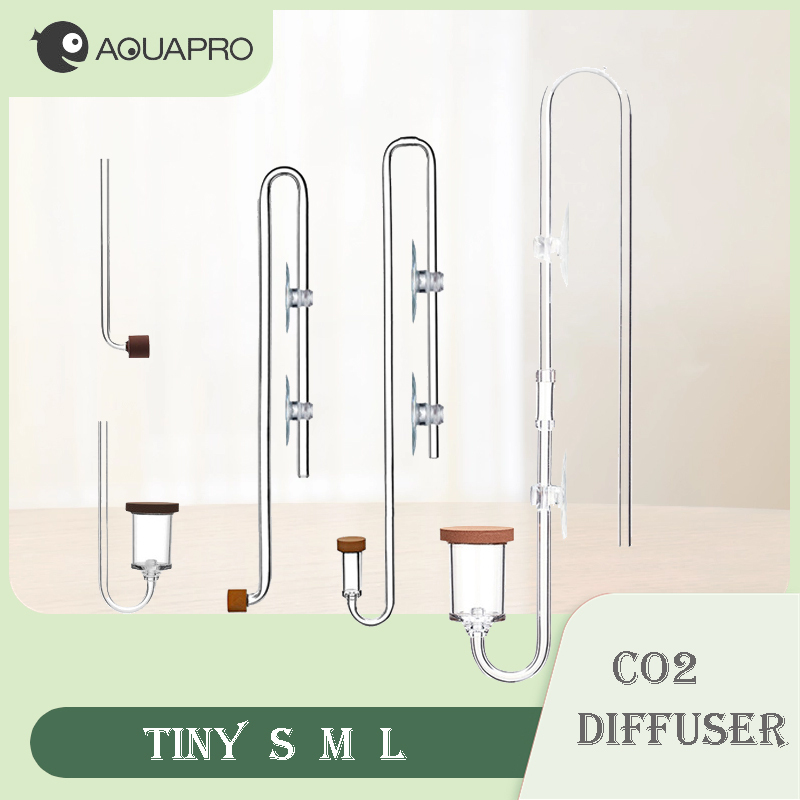 Aquael Filter Fzn - Аквариумный диффузор CO2, аквариум, пузырь, мини-счетчик,