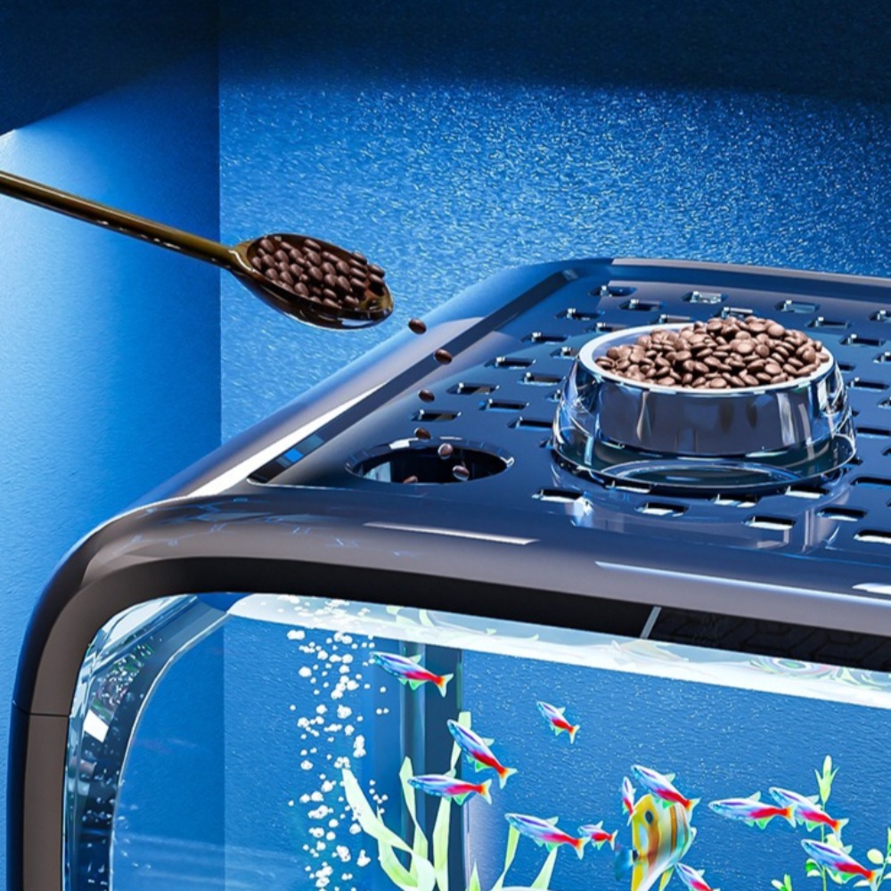 Прозрачный роскошный аквариум, – обзор и цена Marine Aquarium Live