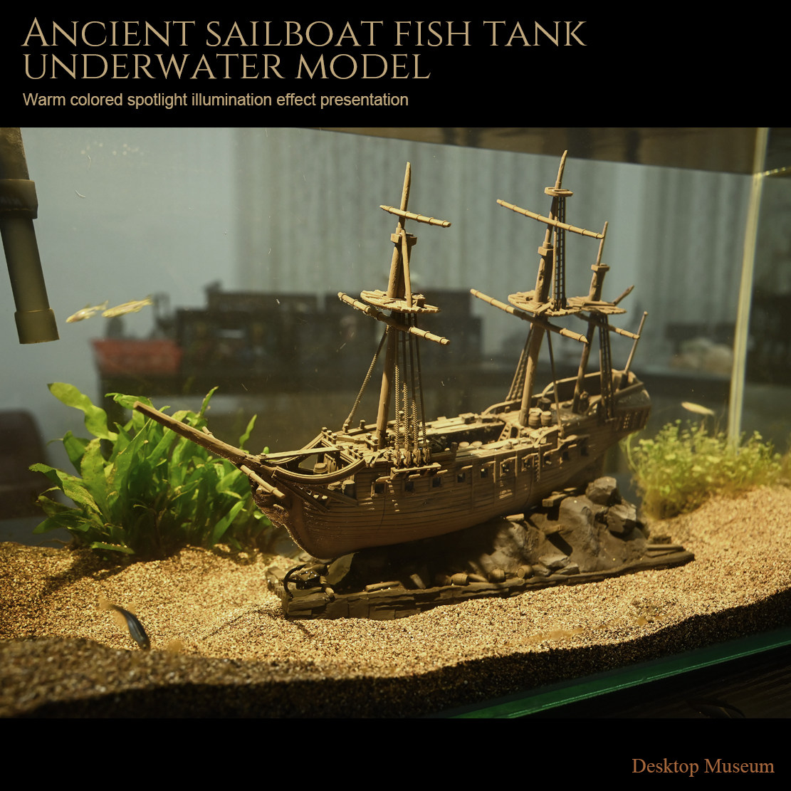Декор для аквариума: Парусник  – обзор и цена Marine Aquarium Epoxy